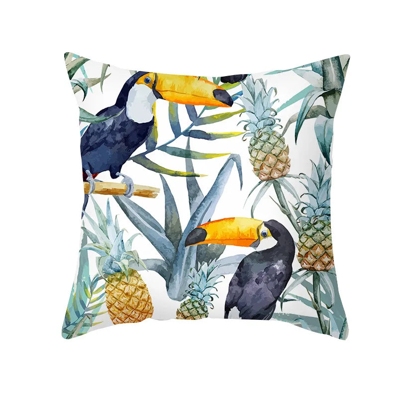 Summer Fruit Cushion Covers: Lemon, Orange, Strawberry, and Watermelon Decorative Pillows