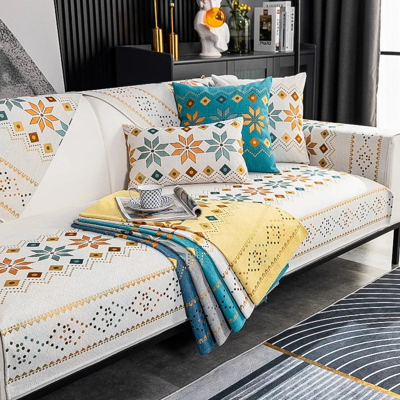 Bohemian Sofa Mat Covers for Summer