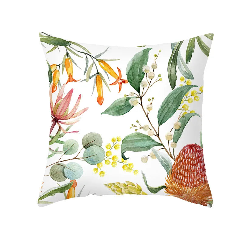 Summer Fruit Cushion Covers: Lemon, Orange, Strawberry, and Watermelon Decorative Pillows