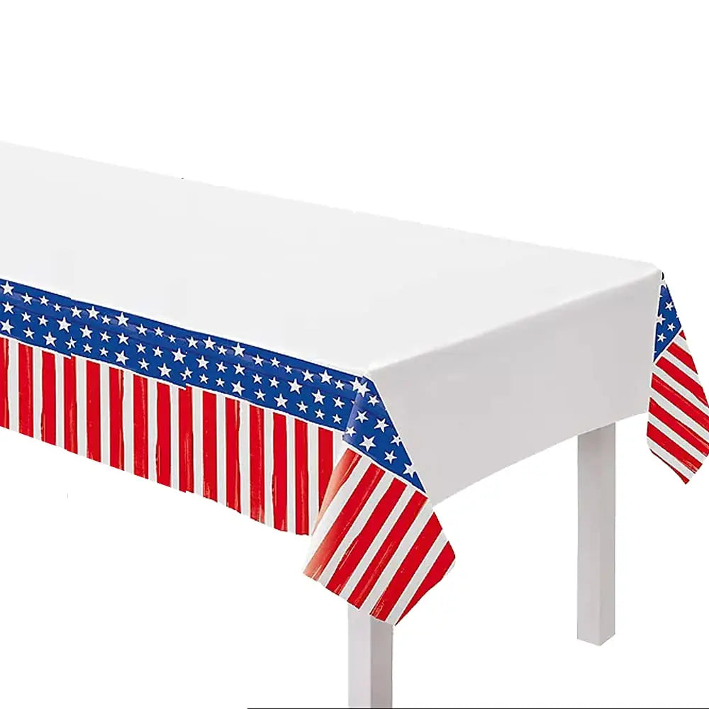 American Independence Day Party Supplies: 4th of July Decor and Disposable Tableware Set