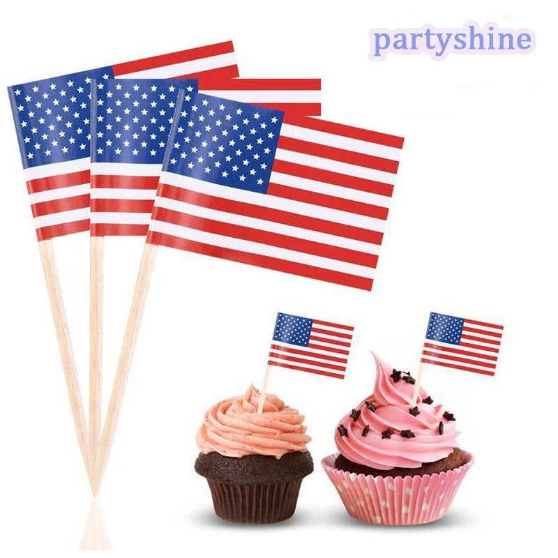 American Independence Day Party Supplies: 4th of July Decor and Disposable Tableware Set